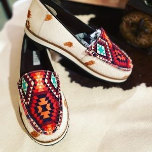 Myra hair on high fashion sneakers